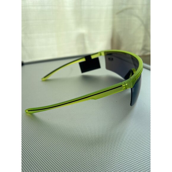 Kreedom Polycarbonate Wraparound Sports Sunglasses Neon Green Outdoor Active NEW - Picture 4 of 6